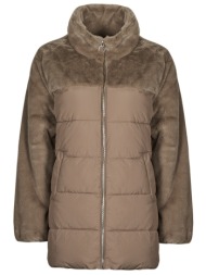 χοντρό μπουφάν only onlwanja fur puffer mix coat cc otw