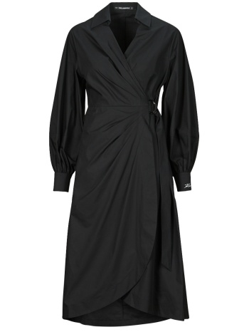 μακριά φορέματα karl lagerfeld wrap shirt dress