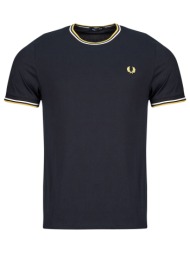 t-shirt με κοντά μανίκια fred perry twin tipped
