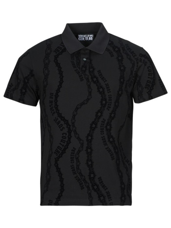 πόλο με κοντά μανίκια versace jeans couture polo77gag6r0