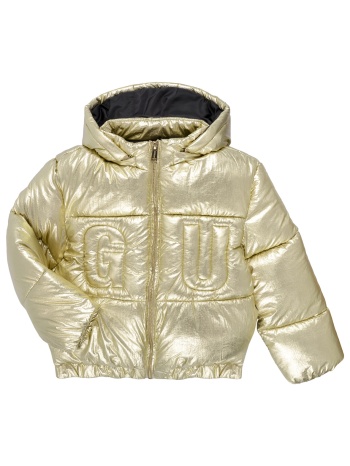 χοντρό μπουφάν guess hooded ls padded puffer