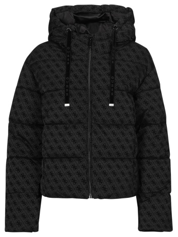 χοντρό μπουφάν guess daisy puffer logo flock
