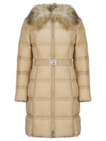 χοντρό μπουφάν guess new marisol long belted jacket σε προσφορά