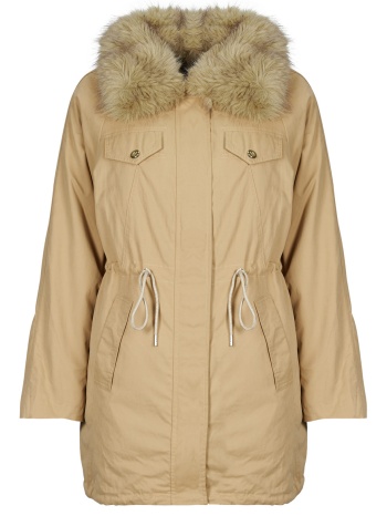 παρκά guess lucie parka faux fur