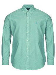 πουκάμισο με μακριά μανίκια polo ralph lauren chemise droite custom en oxford leger