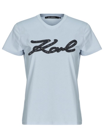 t-shirt με κοντά μανίκια karl lagerfeld boucle karl