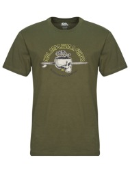 t-shirt με κοντά μανίκια quiksilver skull lines ss