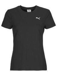 t-shirt με κοντά μανίκια puma ess elevated rib tee