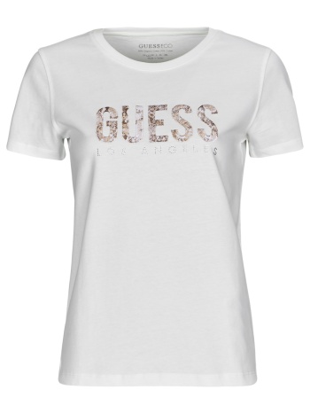 t-shirt με κοντά μανίκια guess python logo