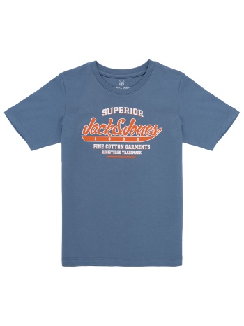 t-shirt με κοντά μανίκια jack & jones jjelogo tee ss oneck