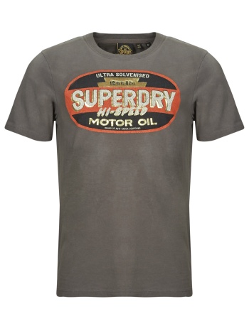 t-shirt με κοντά μανίκια superdry gasoline