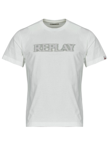 t-shirt με κοντά μανίκια replay t shirt σε προσφορά