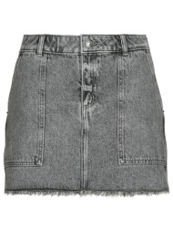 κοντές φούστες michael michael kors frayed denim mini skirt