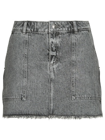 κοντές φούστες michael michael kors frayed denim mini skirt