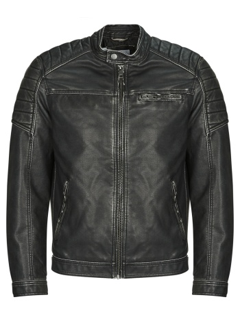 δερμάτινο μπουφάν jack & jones jjerocky