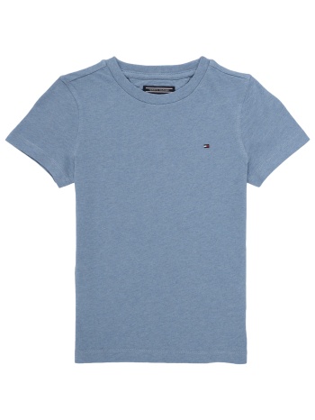 t-shirt με κοντά μανίκια tommy hilfiger boys basic cn knit