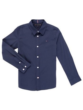 πουκάμισο με μακριά μανίκια tommy hilfiger solid stretch
