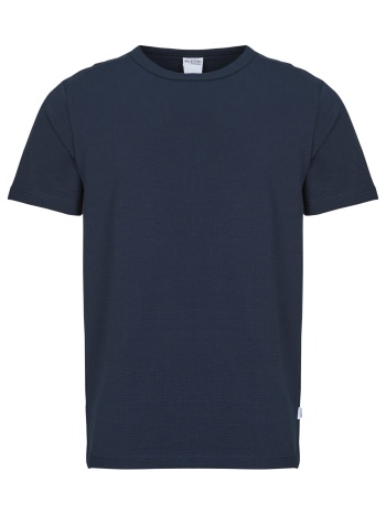 t-shirt με κοντά μανίκια selected slhsander seersucker