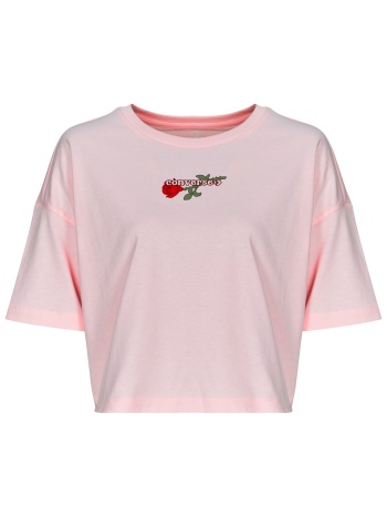 t-shirt με κοντά μανίκια converse tlmn vday crop os tee σε προσφορά