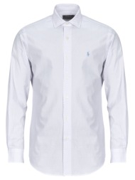 πουκάμισο με μακριά μανίκια polo ralph lauren chemise coupe droite en popeline micro motif