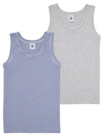 αμάνικα/t-shirts χωρίς μανίκια petit bateau 2 debardeurs σε προσφορά