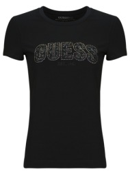 t-shirt με κοντά μανίκια guess logo lace