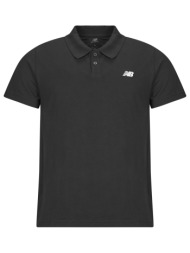 πόλο με κοντά μανίκια new balance cotton pique polo