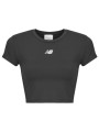 t-shirt με κοντά μανίκια new balance nb harmony fitted t-shirt