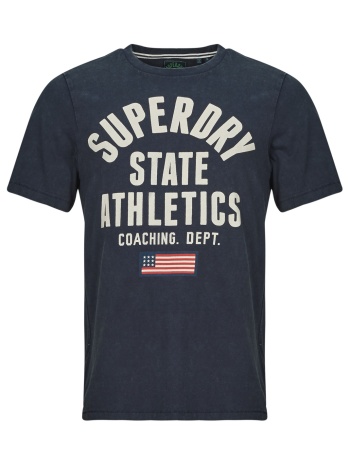 t-shirt με κοντά μανίκια superdry athletic essential