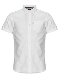 πουκάμισο με κοντά μανίκια superdry oxford essential