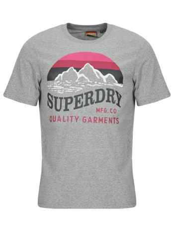 t-shirt με κοντά μανίκια superdry great outdoors relaxed