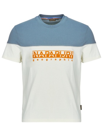 t-shirt με κοντά μανίκια napapijri s-saturnia