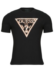 t-shirt με κοντά μανίκια guess cn triangle tee