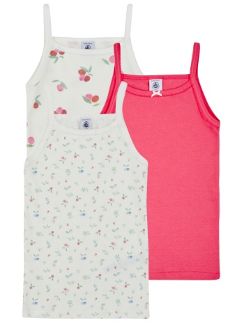 αμάνικα/t-shirts χωρίς μανίκια petit bateau 3 chemises σε προσφορά