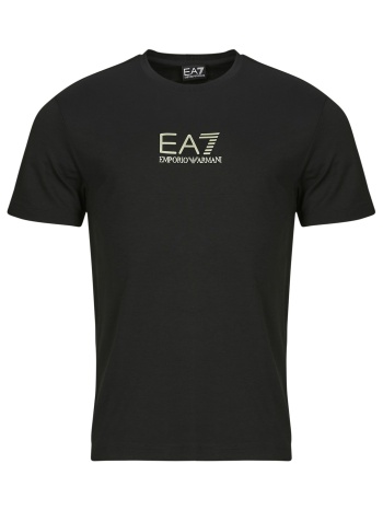 t-shirt με κοντά μανίκια emporio armani ea7 train gold