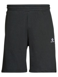 shorts & βερμούδες converse go-to embroidered star chevron fleece short