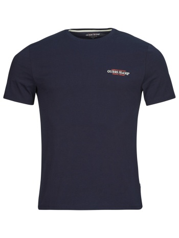 t-shirt με κοντά μανίκια guess ss cn slim american tr tee