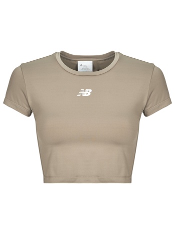 t-shirt με κοντά μανίκια new balance nb harmony fitted σε προσφορά