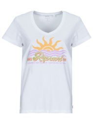 t-shirt με κοντά μανίκια rip curl cala v neck