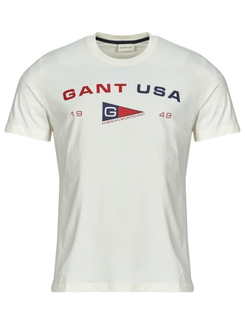 t-shirt με κοντά μανίκια gant graphic ss t-shirt