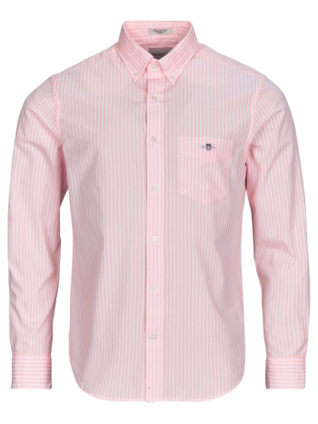 πουκάμισο με μακριά μανίκια gant reg classic poplin stripe