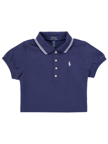 πόλο με κοντά μανίκια polo ralph lauren crop polo-knit