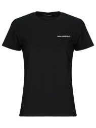 t-shirt με κοντά μανίκια karl lagerfeld essential t-shirt