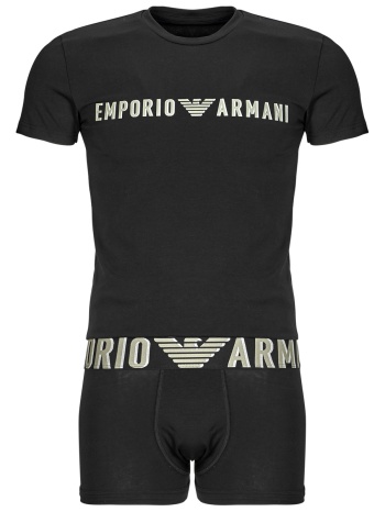 πιτζάμα/νυχτικό emporio armani t-shirt + trunk set σε προσφορά