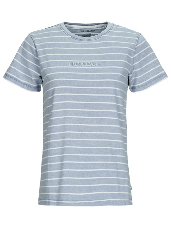 t-shirt με κοντά μανίκια guess ss cn reg yd striped tee