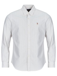 πουκάμισο με μακριά μανίκια polo ralph lauren chemise coupe droite en oxford