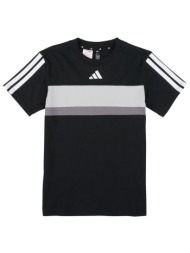 t-shirt με κοντά μανίκια adidas seasonal essentials tiberio 3-stripes t-shirt kids