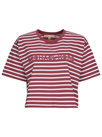 t-shirt με κοντά μανίκια michael michael kors yd striped