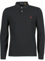 πόλο με μακριά μανίκια polo ralph lauren polo ajuste droit en coton basic mesh logo pony player σύνθ