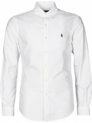 πουκάμισο με μακριά μανίκια polo ralph lauren chemise cintree slim fit en oxford leger type chino co